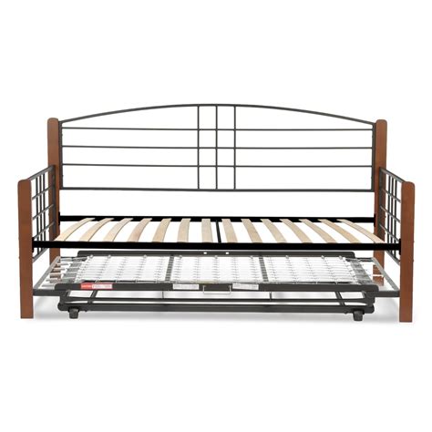 Dayton Complete Metal Daybed With Euro Top Spring Support Frame And Pop