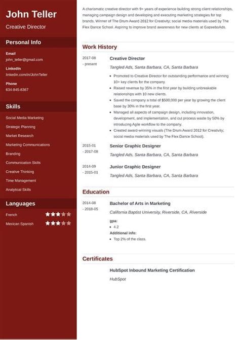 How To Show Prior Roles In Same Company On Resume 48 Resume Template