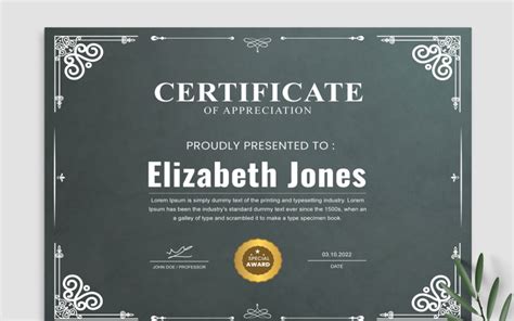 Corporate Certificates Template #376338 - TemplateMonster