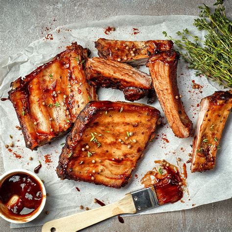 Spareribs Mit Honig Und Gemischtem Salat ALDI Rezeptwelt