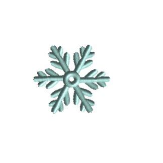 Mini Snowflakes Machine Embroidery Design Set