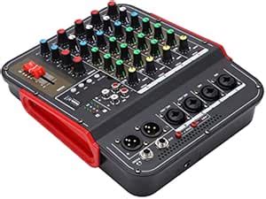 Console De Mixagem EQ De 3 Bandas Controle De Volume Independente MP3