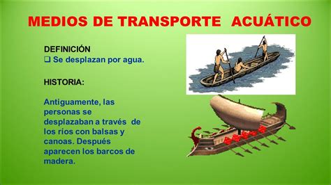 LOS MEDIOS DE TRANSPORTE Ppt Descargar