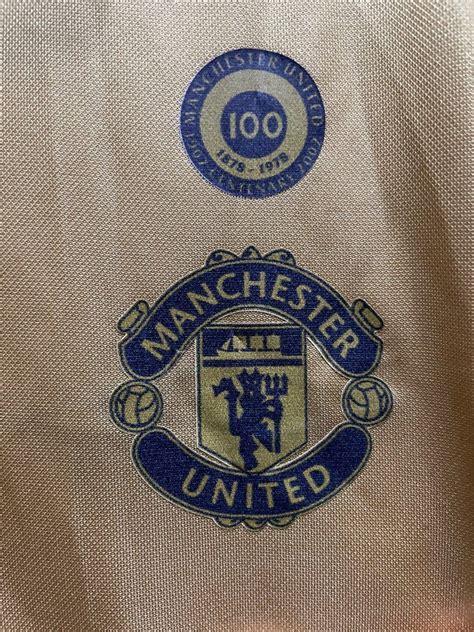 Manchester United Centenary Jersey Men S Fashion Activewear On Carousell