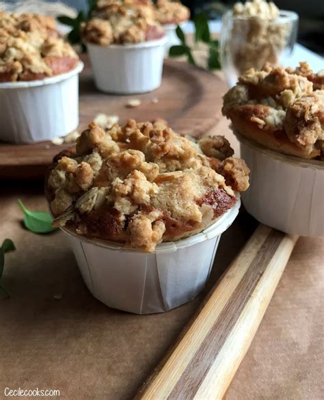 Muffins Ultra Moelleux Pomme Cannelle Et Son Petit Crumble Croustillant