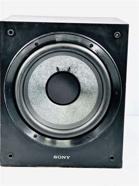 Vintage Sony Sacs9 Active Subwoofer 10in Black Best Quality Tested Etsy