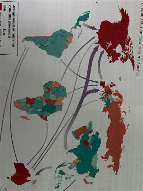 Migration patterns shown on an AP human GEOGRAPHY textbook : r ...