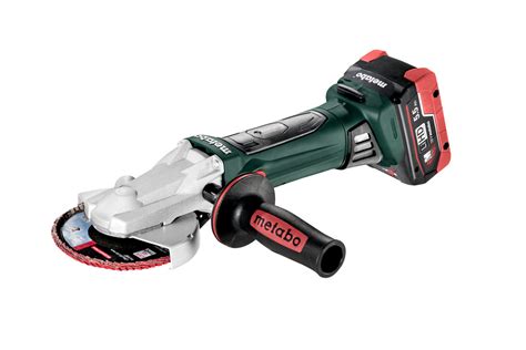 Metabo Wf 18 Ltx 125 Quick Cordless Flat Head Angle Grinder