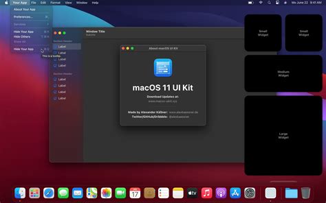 Macos 11 Big Sur Ui Kit The Most Detailed And Accurate Macos Ui Kit