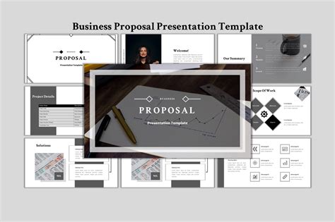 Business Proposal - Powerpoint Template Graphic by Abukick · Creative Fabrica