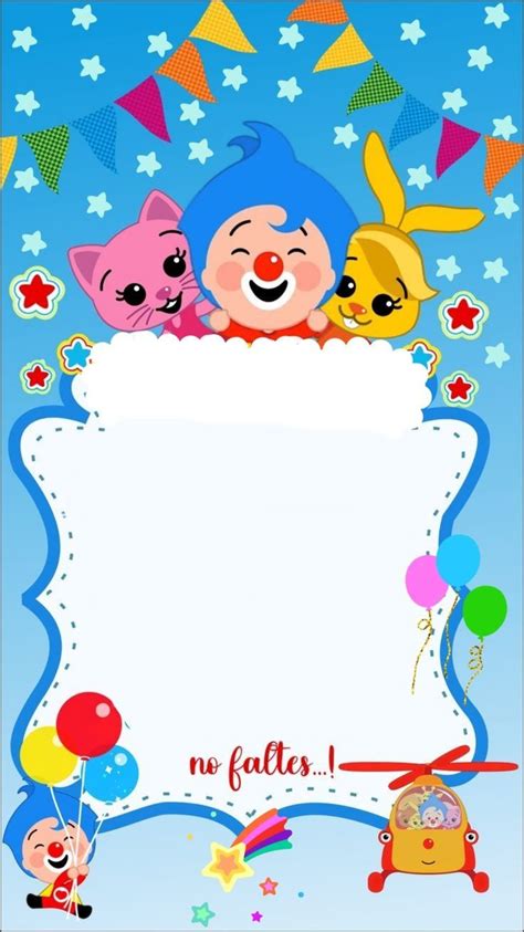 Plim Plim Invitación Wild Birthday Party Baby Party Themes Happy