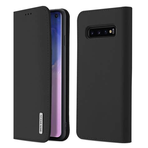 Etui Pokrowiec Ze Skóry Naturalnej Samsung Galaxy S10 Czarny Dux Ducis Sklep Empikcom