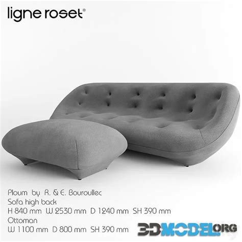 3D Model – Ploum sofa Ligne Roset