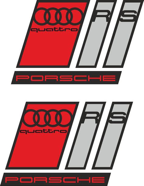 Zen Graphics Audi Quattro Decals Stickers