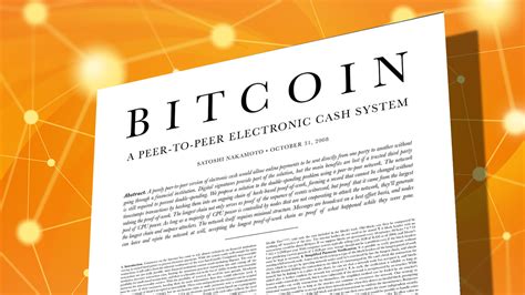 El White Paper Del Bitcoin Ya Est Disponible Oficialmente En