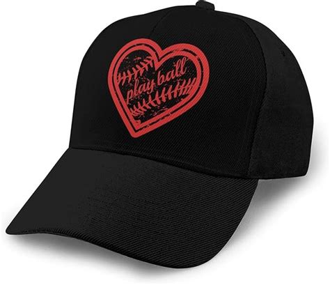 Vintage Baseball Heart Love For Baseball Mens Novelty