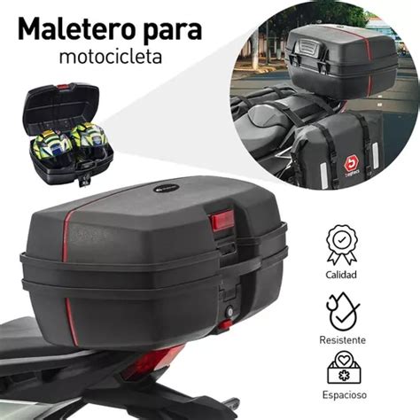 Caja Para Moto Cajuela Casco Maletero Motocicleta Universal Meses Sin