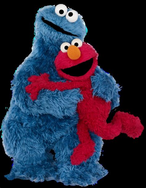 elmo cookie monster  star   uk childrens show furchester