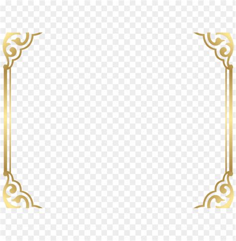 Free download | HD PNG download fancy border clip art gold frame border ...