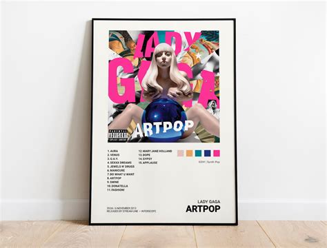 Lady Gaga - Artpop Album Cover Poster | Architeg Prints