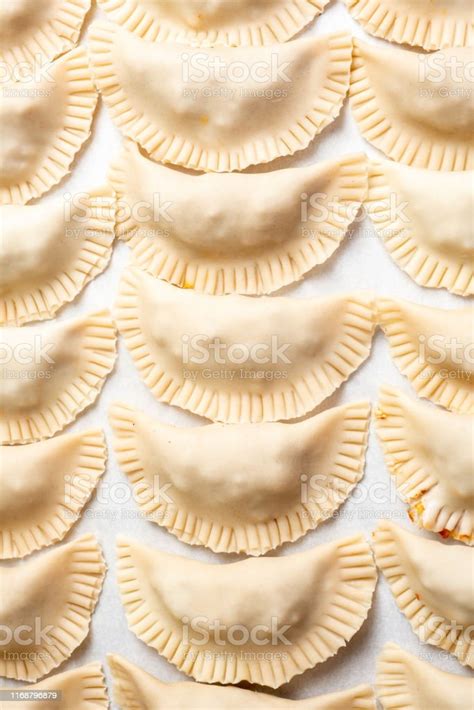 Raw Empanadas On White Stock Photo Download Image Now Empanada