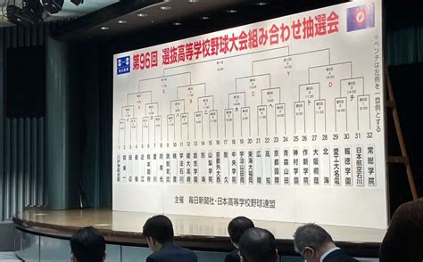 最速154キロのエースら注目選手ずらり 大阪桐蔭は史上最多に並ぶ5回目の優勝狙い北海と初戦【選抜高校野球組み合わせ抽選】：「おっ！」でつながる