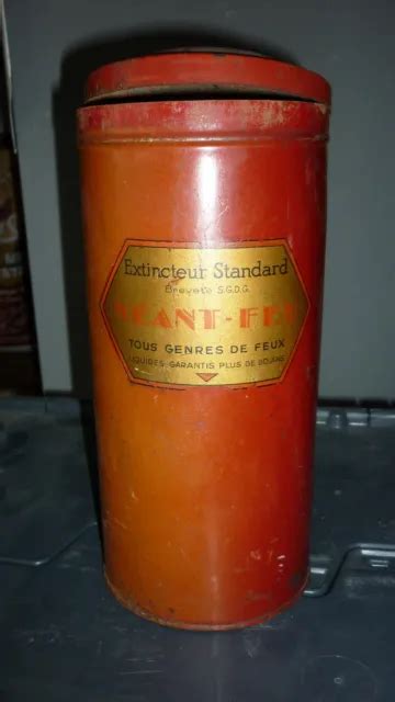 Ancien Extincteur N Ant Feu Standard Type Bouteille Eur Picclick Fr