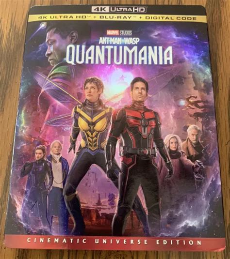 ANT MAN AND THE Wasp Quantumania Ultra HD 2023 Includes SLIP COVER