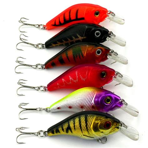 KKWEZVA 1 Pc 7 5 Cm 11 5g Crankbait Iscas De Pesca De Profundidade De