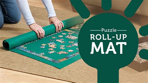 Puzzle Roll Up Mat Keeps Pieces In Place Youtube