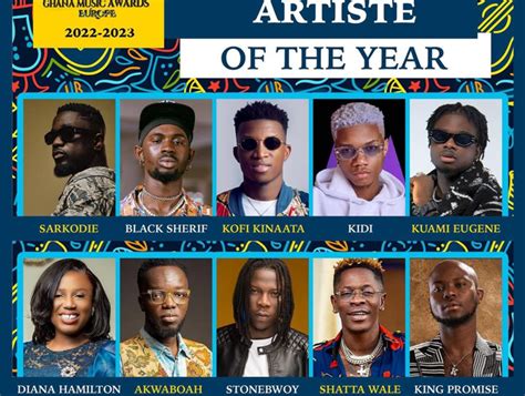 Ghana Music Awards Europe unveils nominees