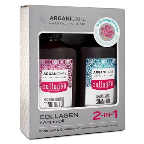 Arganicare Collagène Coffret Shampooing 400ml Après Shampooing 400ml