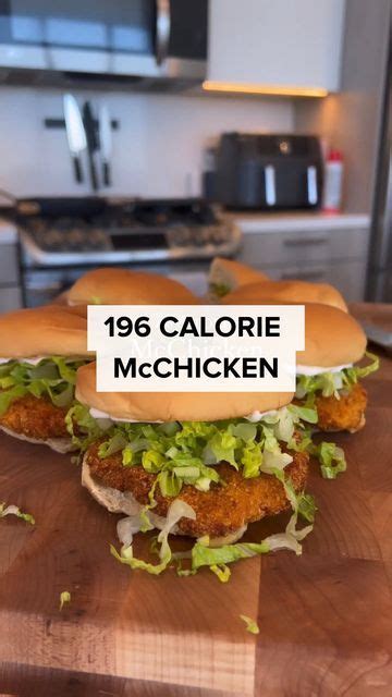 Legion® on Instagram: "196 Calorie McChicken anyone?🍗🥬👀 ️Per Sandwich: 196 Calories | 32g ...