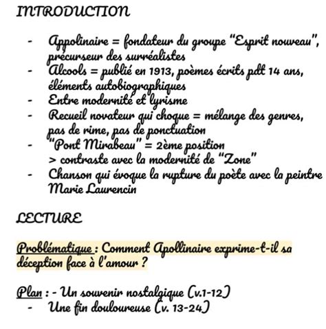 Fiche De Revision Bac Francais Oral