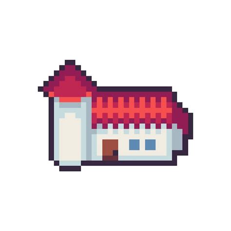 Premium Vector Pixel Art Home Icon For Game Asset