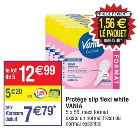 Promo Prot Ge Slip Flexi White Vania Chez Cora