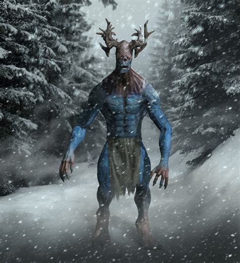 Raktim Wendigo Concept Character Design