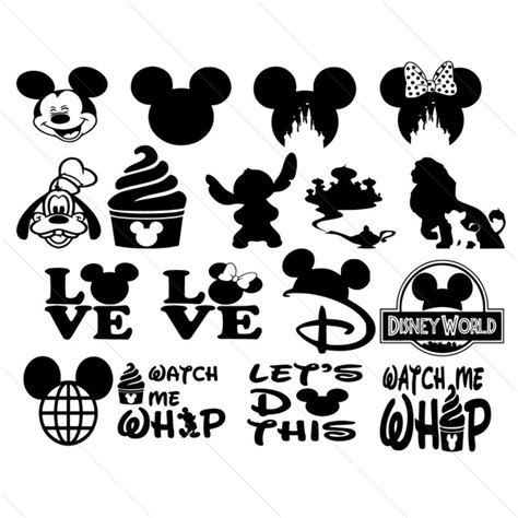 Disney World Svg Bundle, Trending Svg, Disney Svg, Disney Bu - Inspire ...