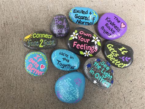 Hand Painted Rocks By Caroline The Kindness Rocks Project The