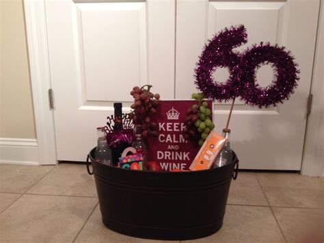 60th Birthday Wine Basket