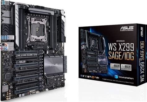 Asus Ws X299 Sage10g Workstation Intel X299 2066 Ceb Ddr4 7 X Pcie Lga