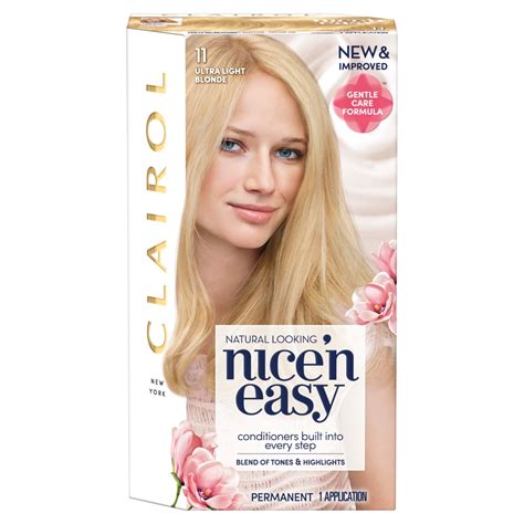 Clairol Nice N Easy Ultra Light Blonde Permanent Hair Dye Wilko