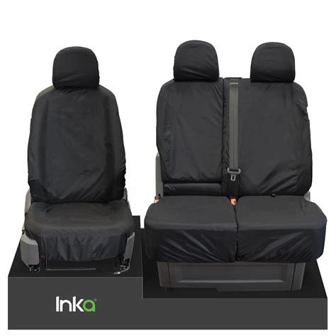 Man Tge Panel Front Set 12 Inka Tailored Waterproof Seat Covers Black Inka Corp