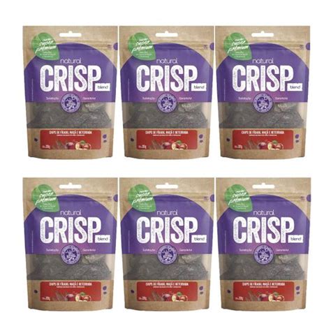 Kit Petisco Natural Crisp Chips Figado Ma A E Beterraba G