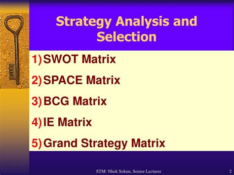 Ppt Chapter Strategy Analysis Choice Powerpoint Presentation Id