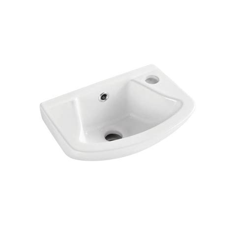 Kartell Proton 355mm 1 Tap Hole Wall Mounted Cloakroom Basin