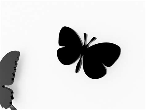 Трафарет бабочки на стену - 61 фото