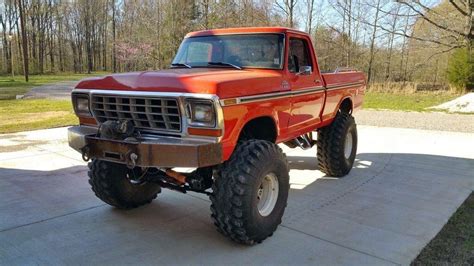 Big Orange Classic Ford Trucks 1979 Ford Truck Ford Trucks