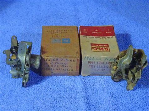 1961 1963 Ford Thunderbird Front Door Lock Latch Assemblies NOS