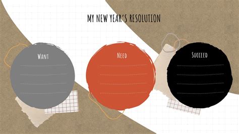 Free New Year Resolution Powerpoint Template New Year 2023 Goals